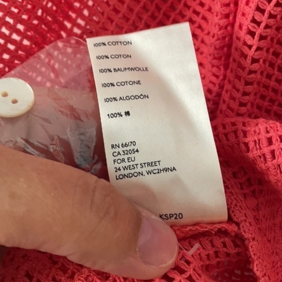 Free People Jen's Pirate Booty Lace Ruffled Sea Side Net Mesh Bohemian blouse - Picture 9 of 9